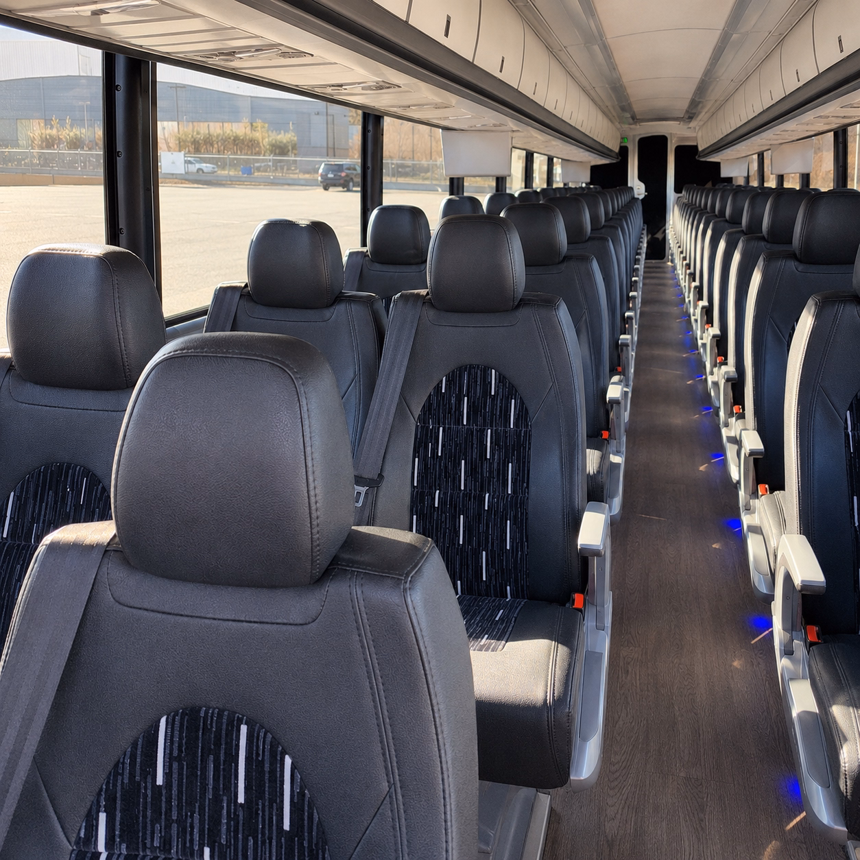 newport news religious group transportation onboard seating